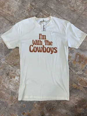 1166 I'm With the Cowboys Tee