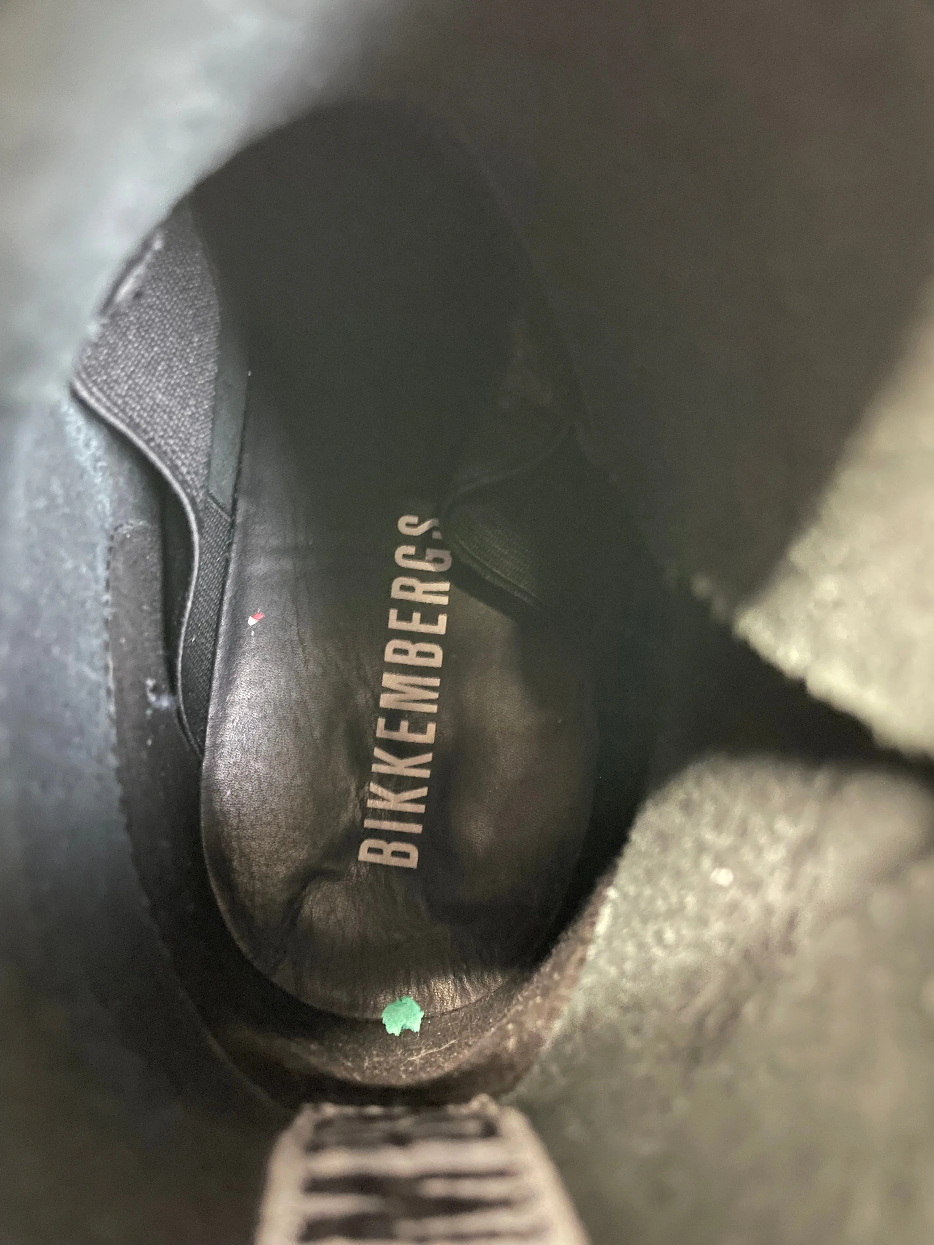 2000s Dirk Bikkembergs NFS SAMPLE cord trough heel boots