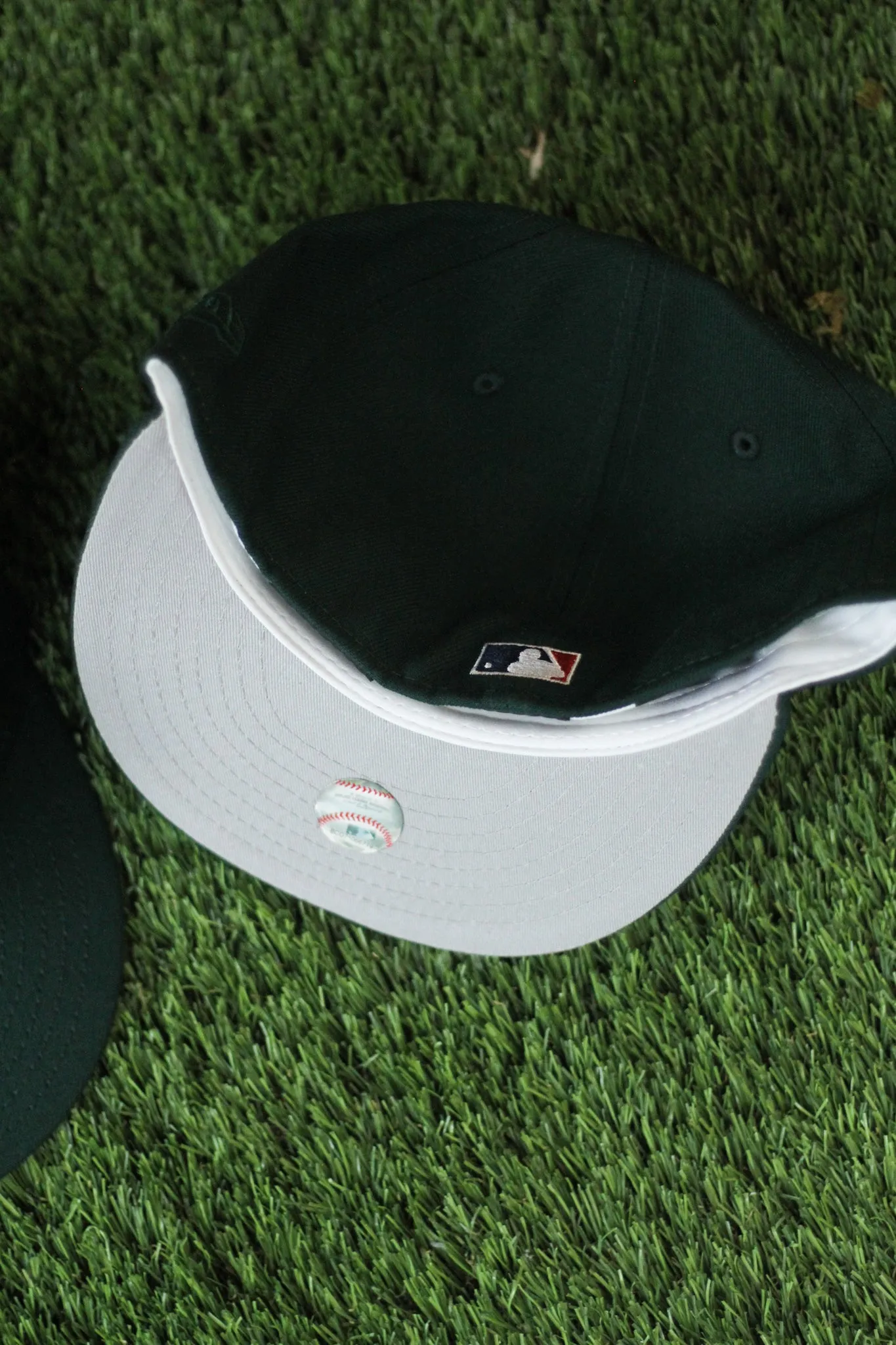 2013 BOSTON RED SOX DARK GREEN FITTED W/ GREY UNDER VISOR