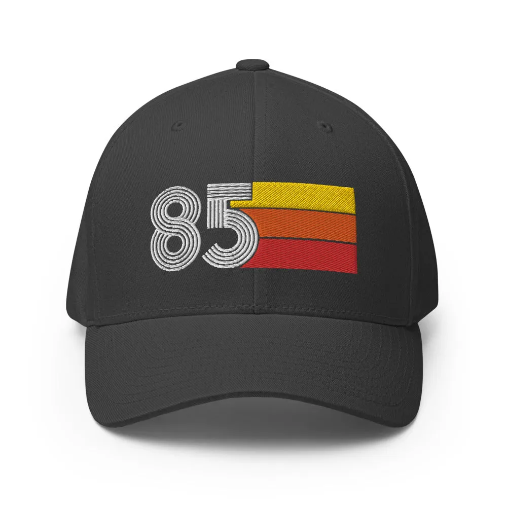 85 1985 fitted baseball cap
