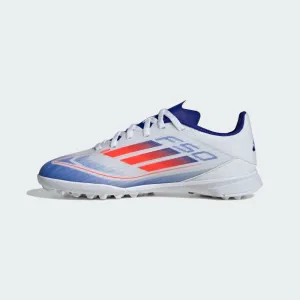 ADIDAS F50 LEAGUE TF J FTWWHT/SOLRED/LUCBLU