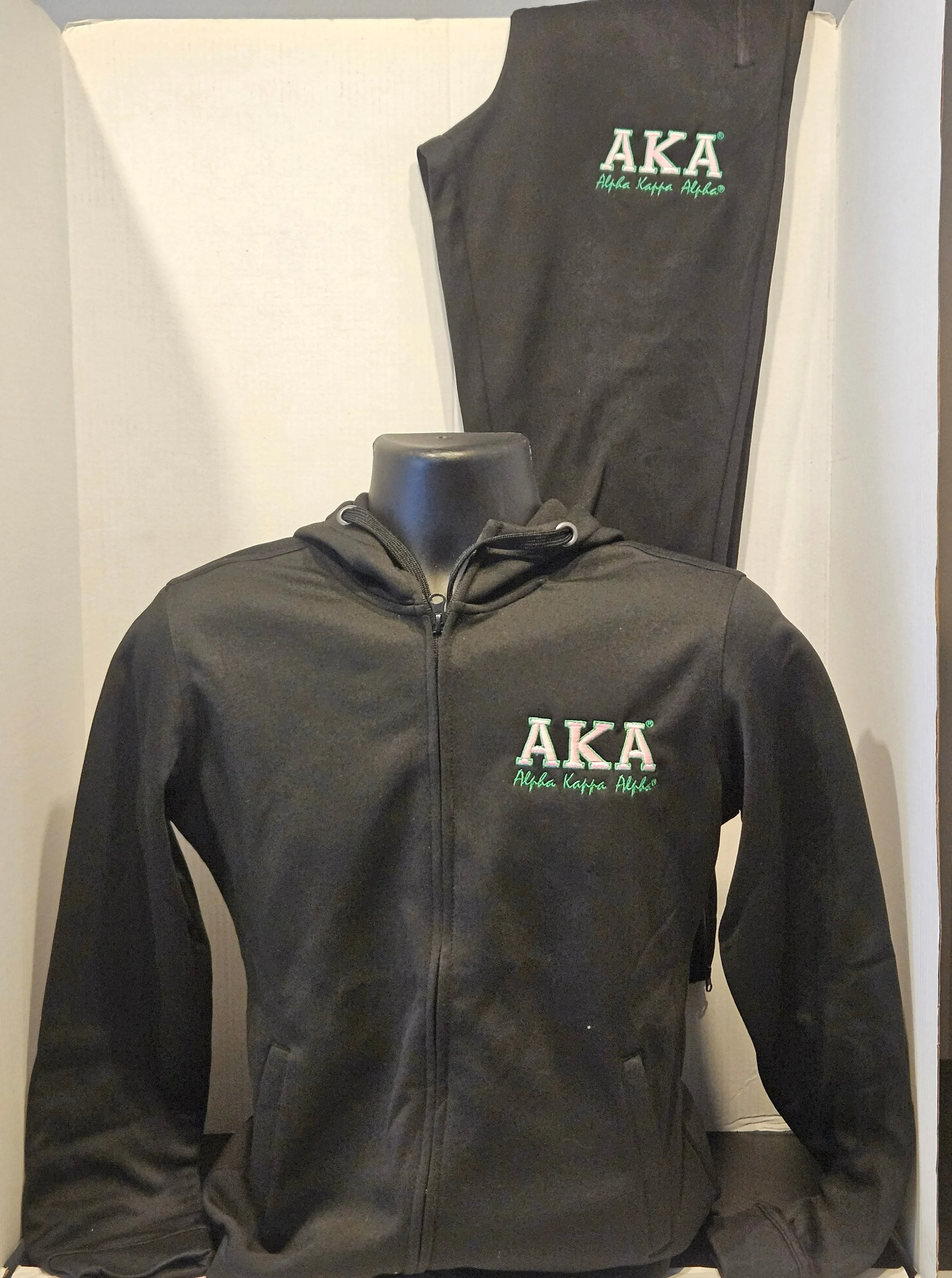 AKA Black Zipup Jacket(Ivy)