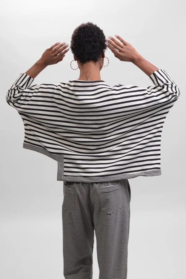 Alembika Urban French Terry Stripes Top
