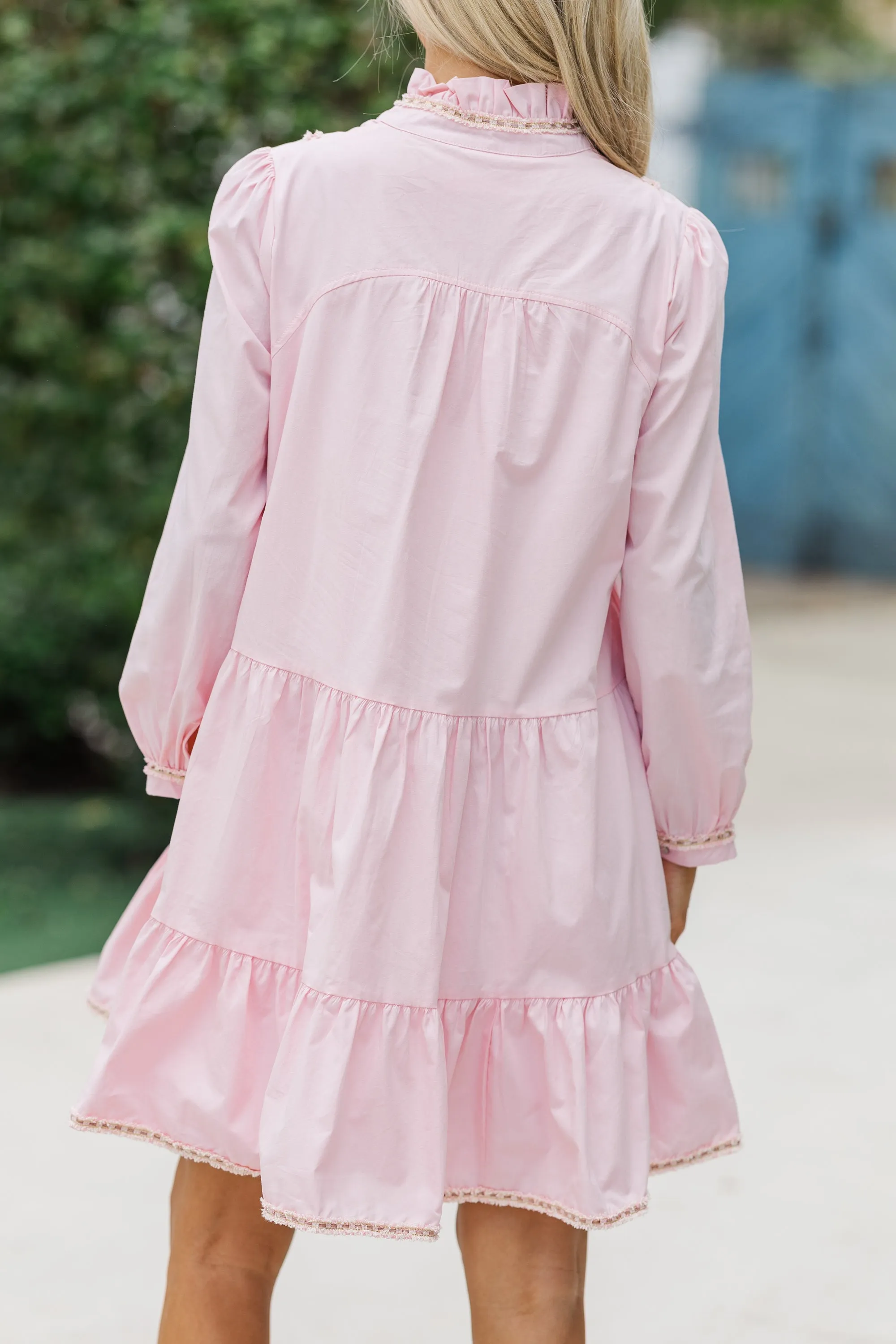 Always On My Mind Pink Babydoll Dress