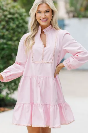 Always On My Mind Pink Babydoll Dress