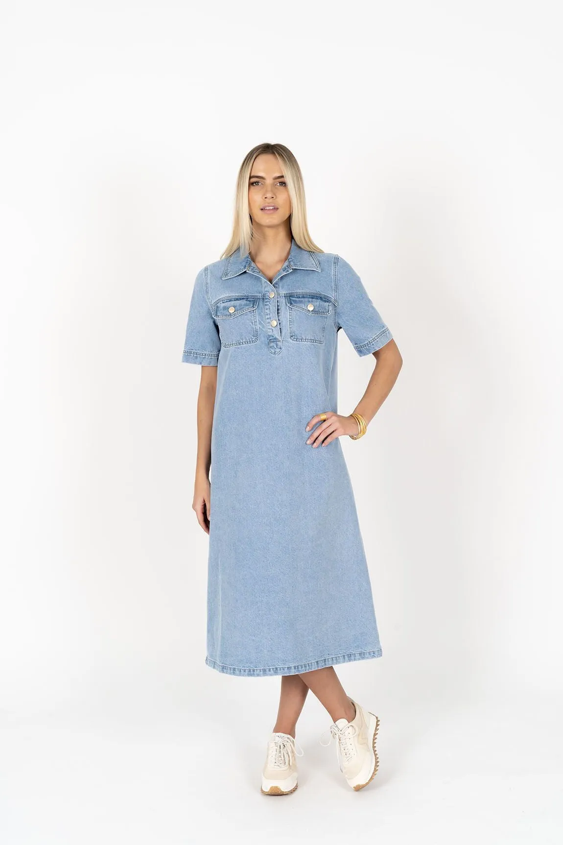 Amici Dress - Cloud Blue