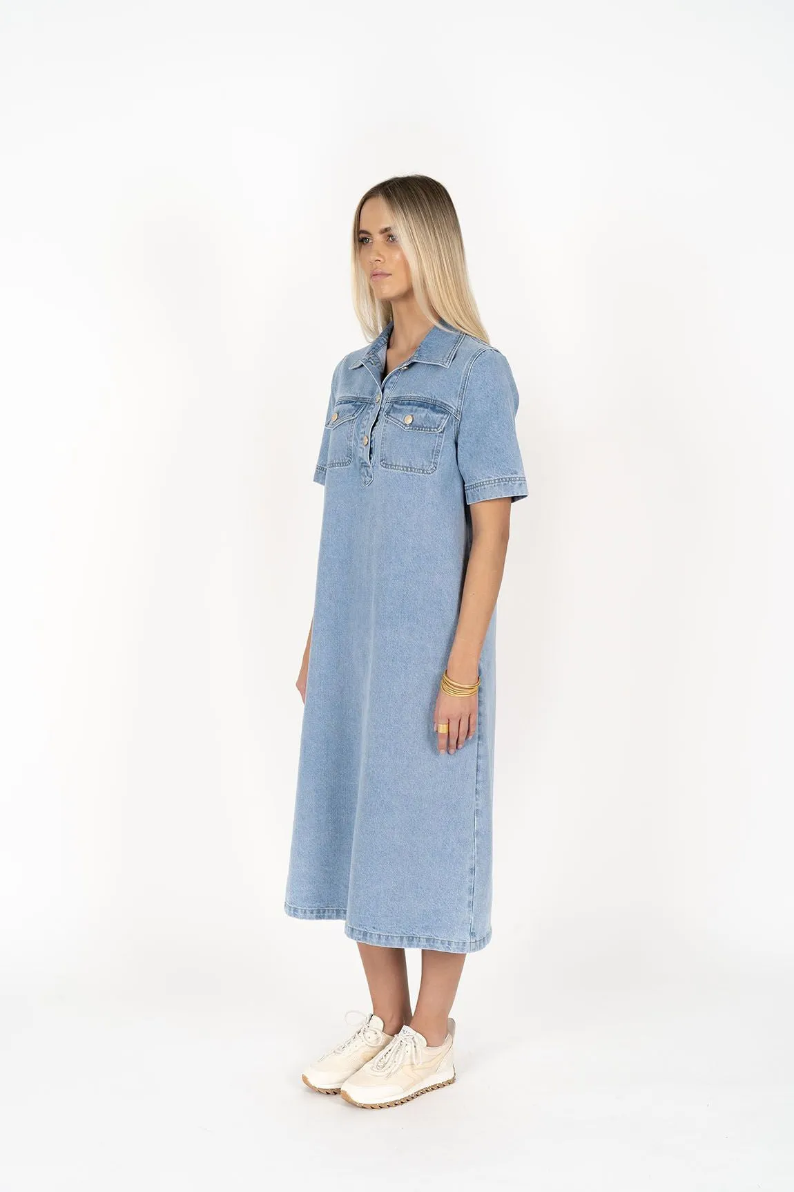 Amici Dress - Cloud Blue