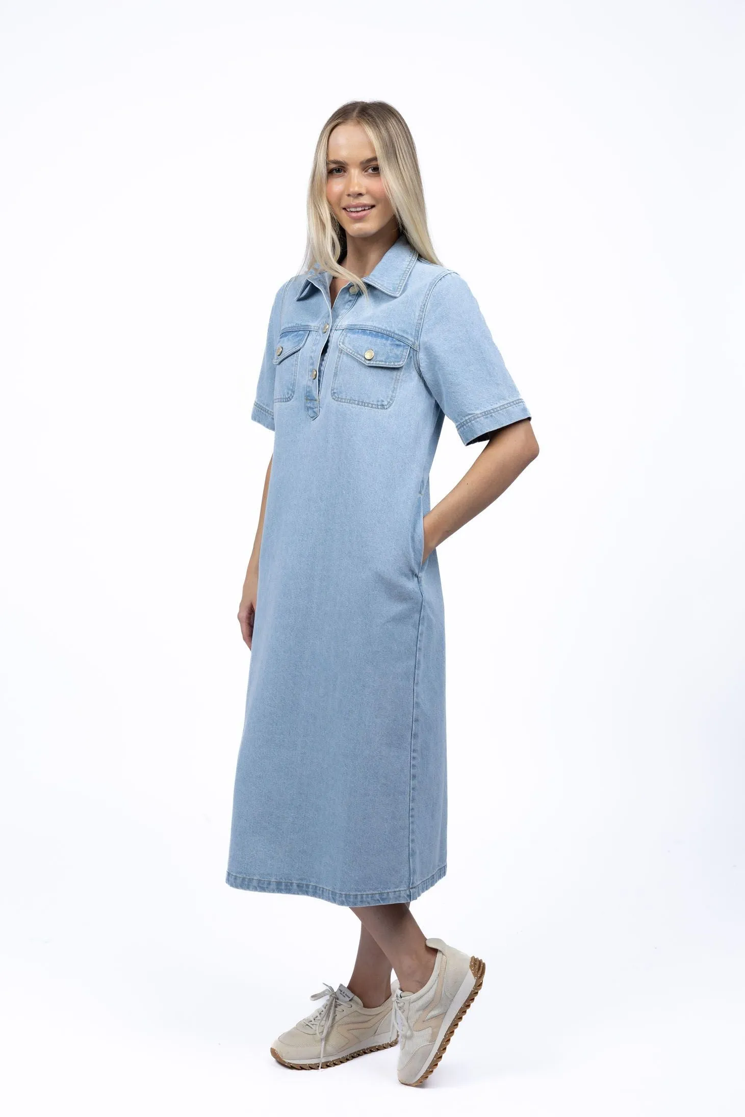 Amici Dress - Cloud Blue