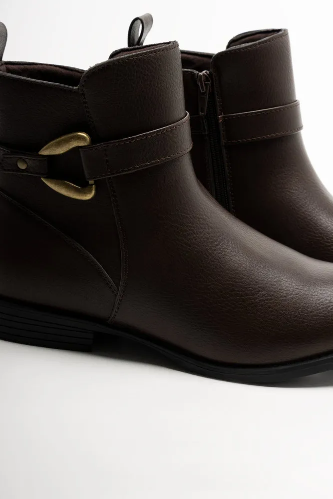 Ankle Boots Brown