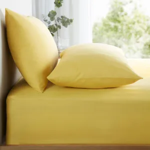 Appletree Pure Cotton Fitted Bed Sheet (28cm) - Yellow