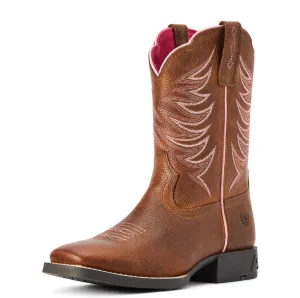 Ariat Girls Youth Firecatcher - Rowdy Brown/Pink