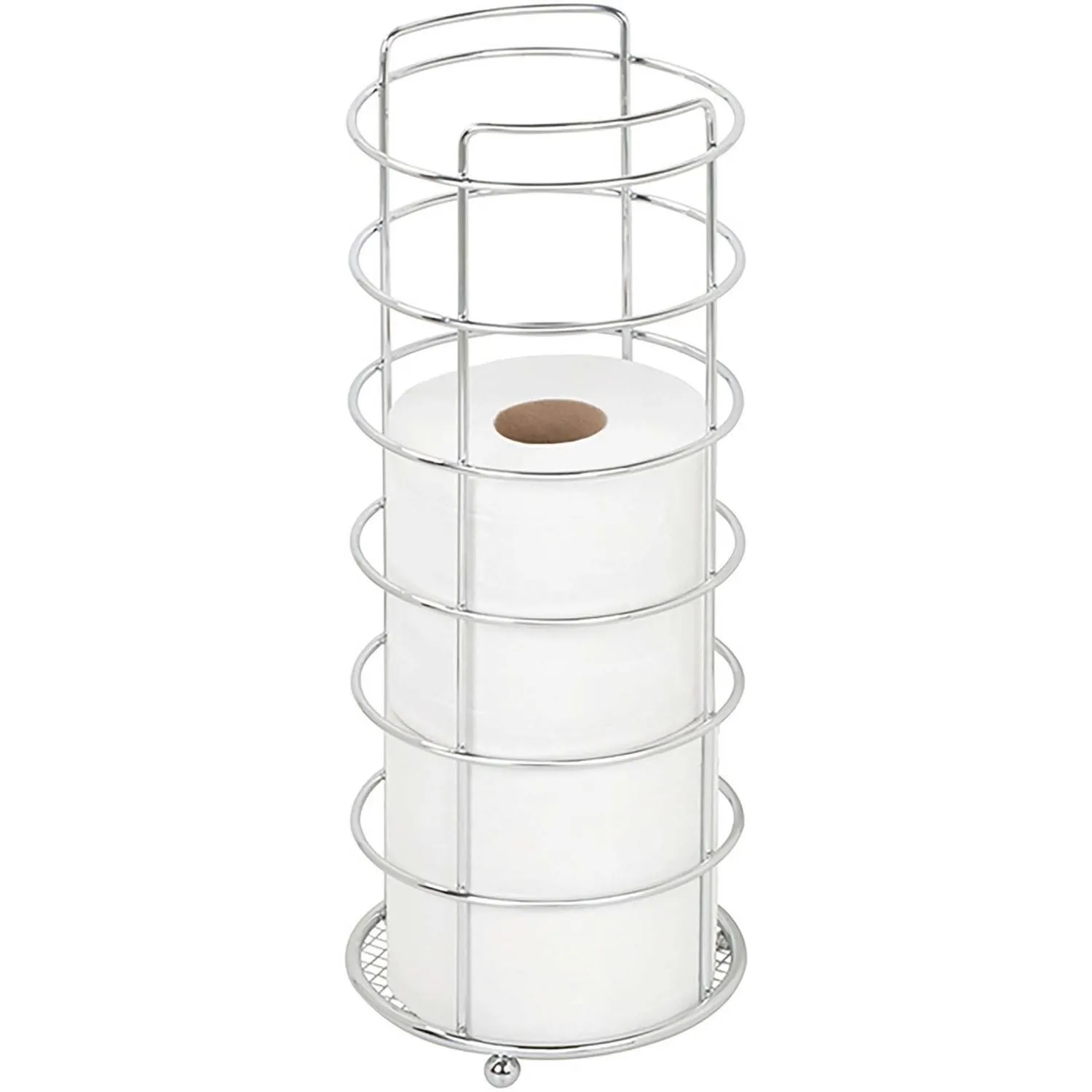 Bath Bliss Chrome Tissue Roll Holder - 5.75"Rd X 14.50"
