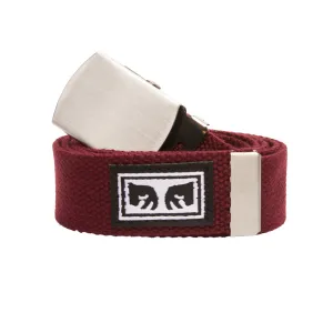 Big Boy Web Belt Burgundy