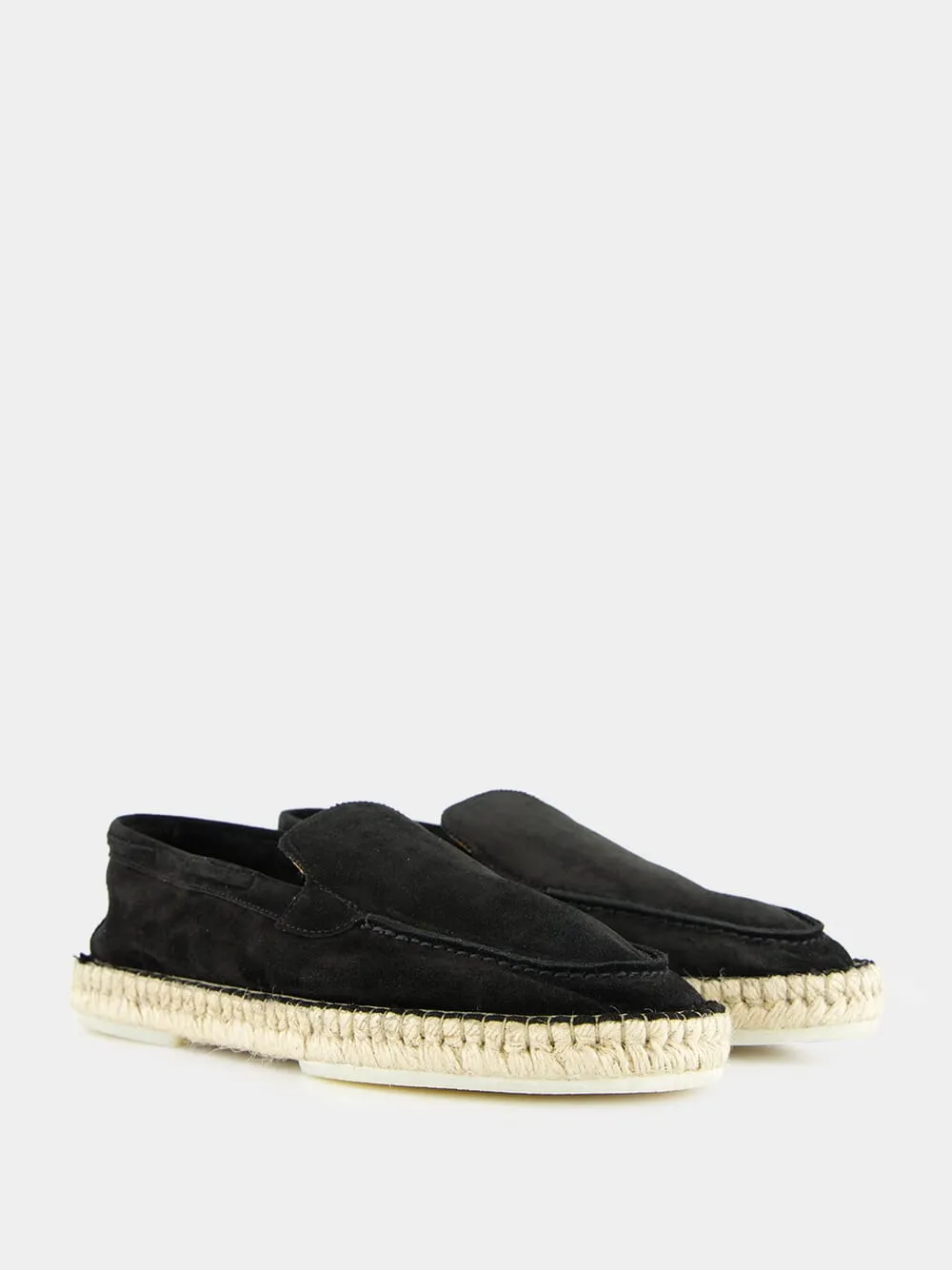 Black Suede Beachside Loafers