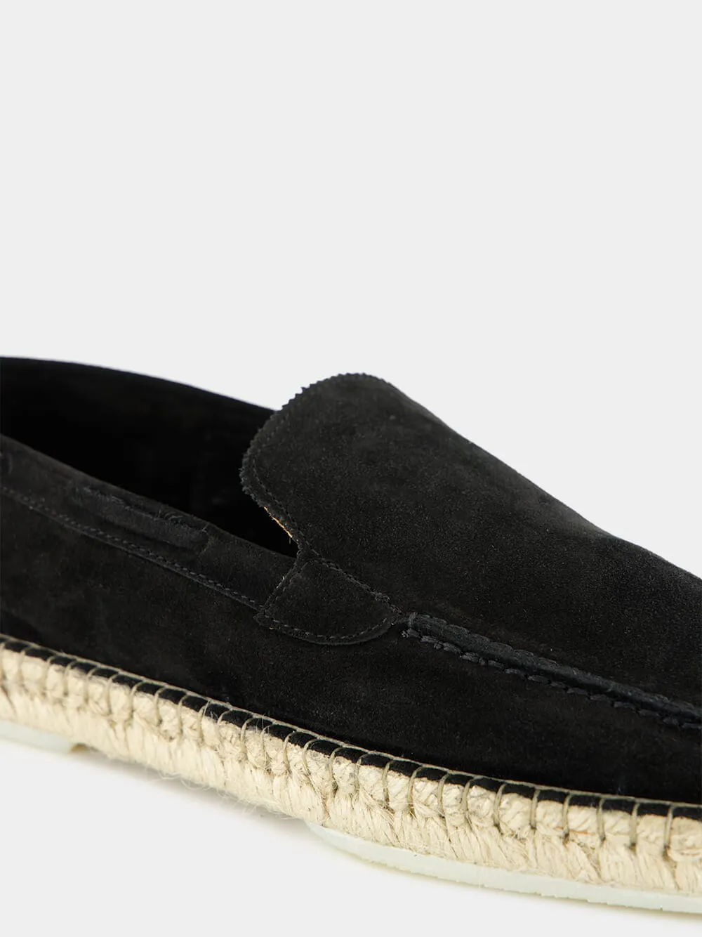 Black Suede Beachside Loafers
