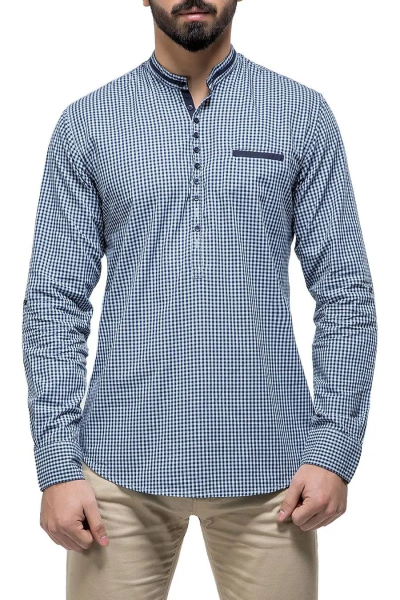 Blue Casual Shirt FS Slim Fit