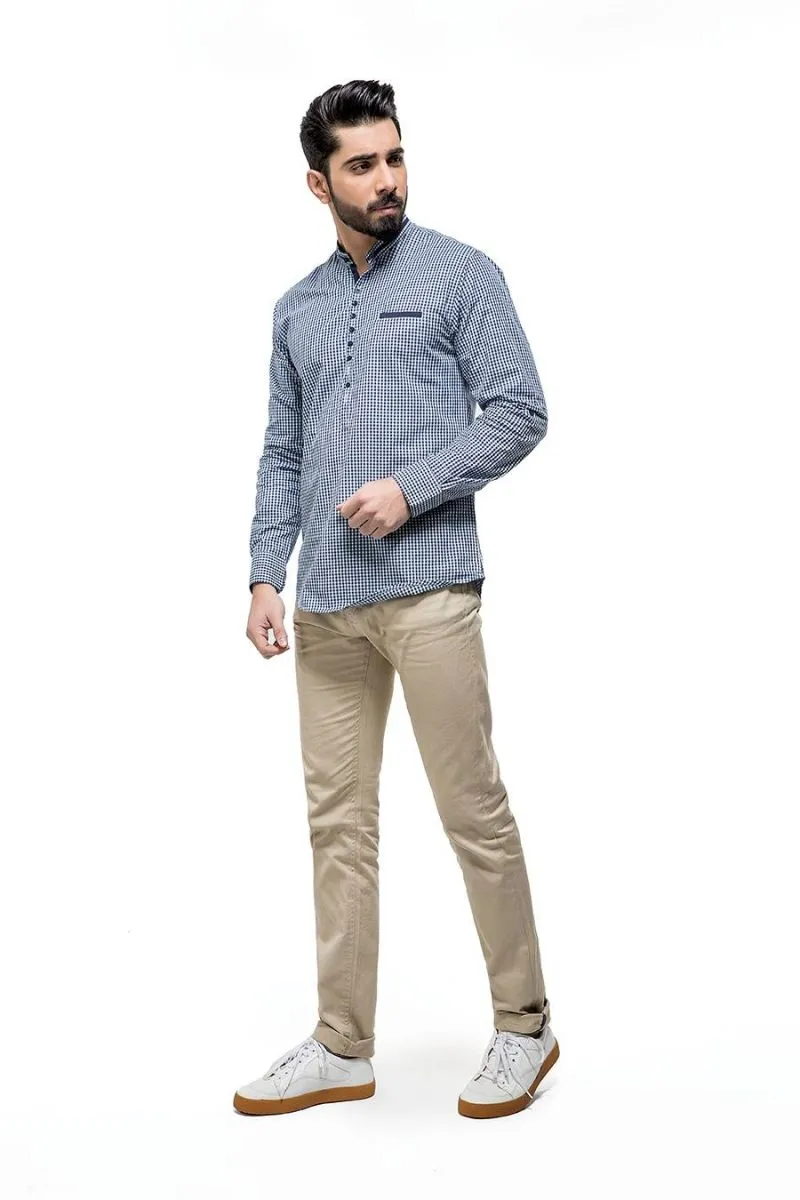 Blue Casual Shirt FS Slim Fit