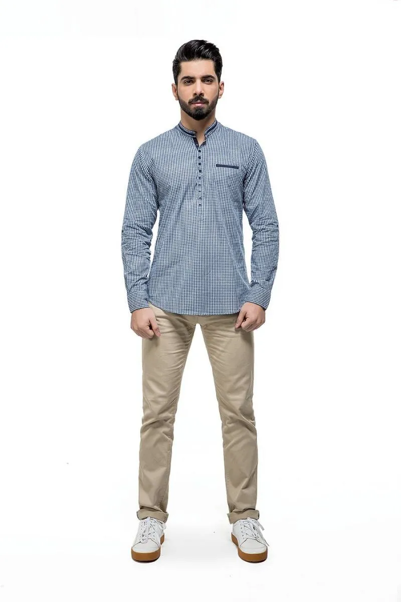 Blue Casual Shirt FS Slim Fit