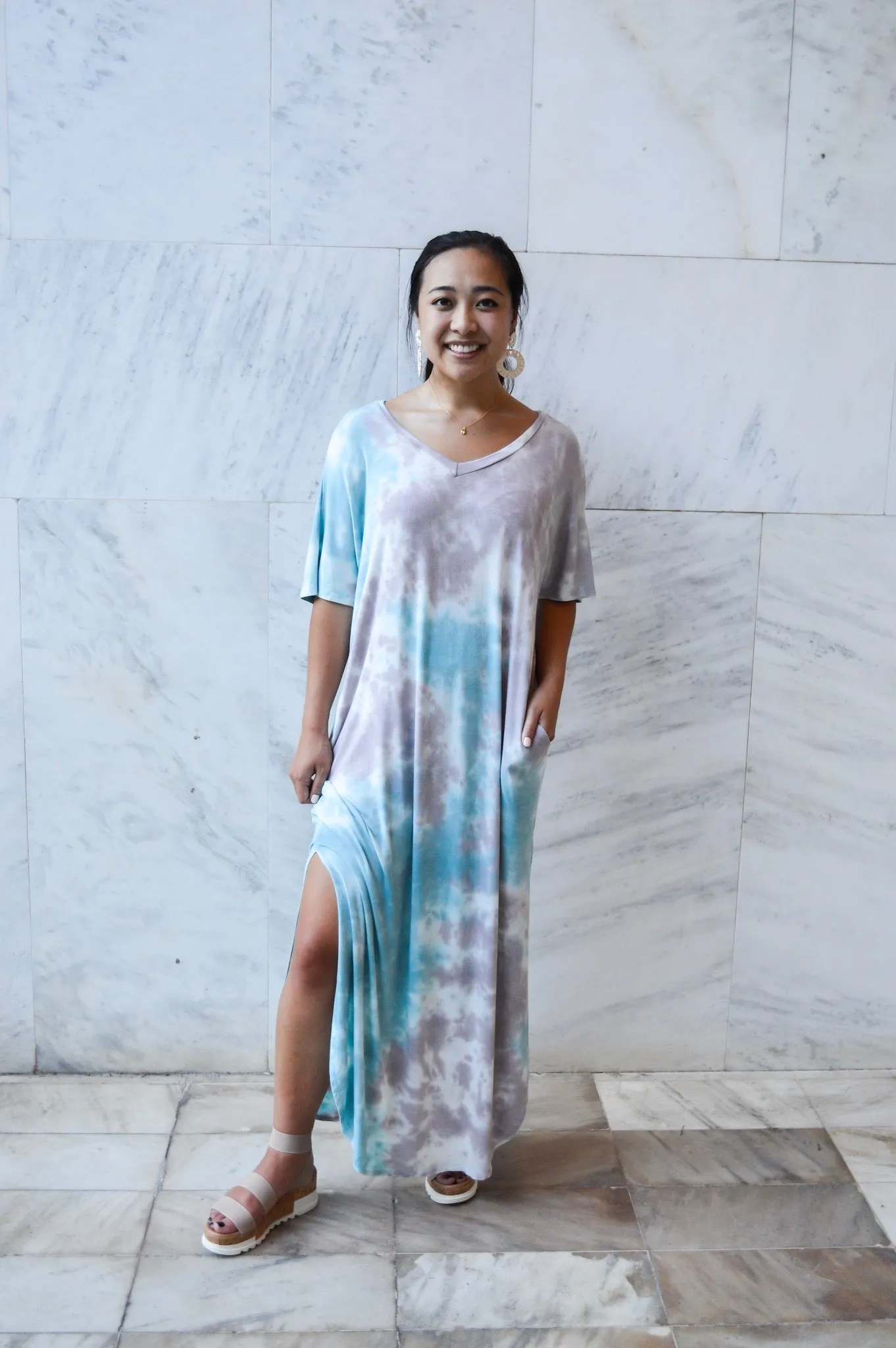 Blue Skies Maxi Dress