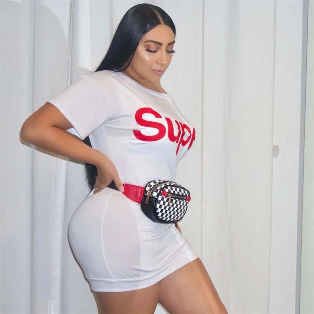 Bold Statement Off-Shoulder Graphic Mini Dress for Effortless Chic Style