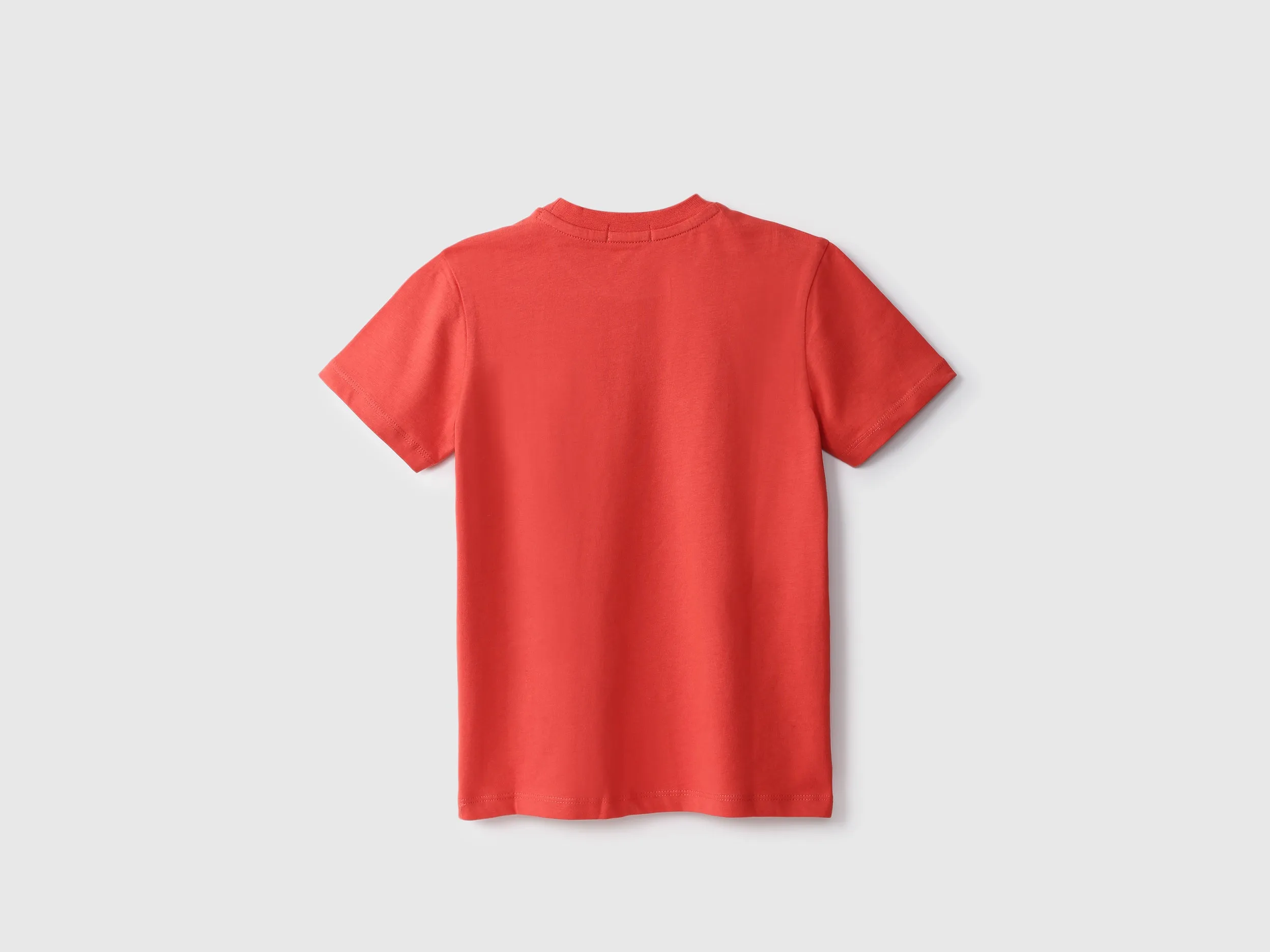 Boys Red Printed Regular T Shirt