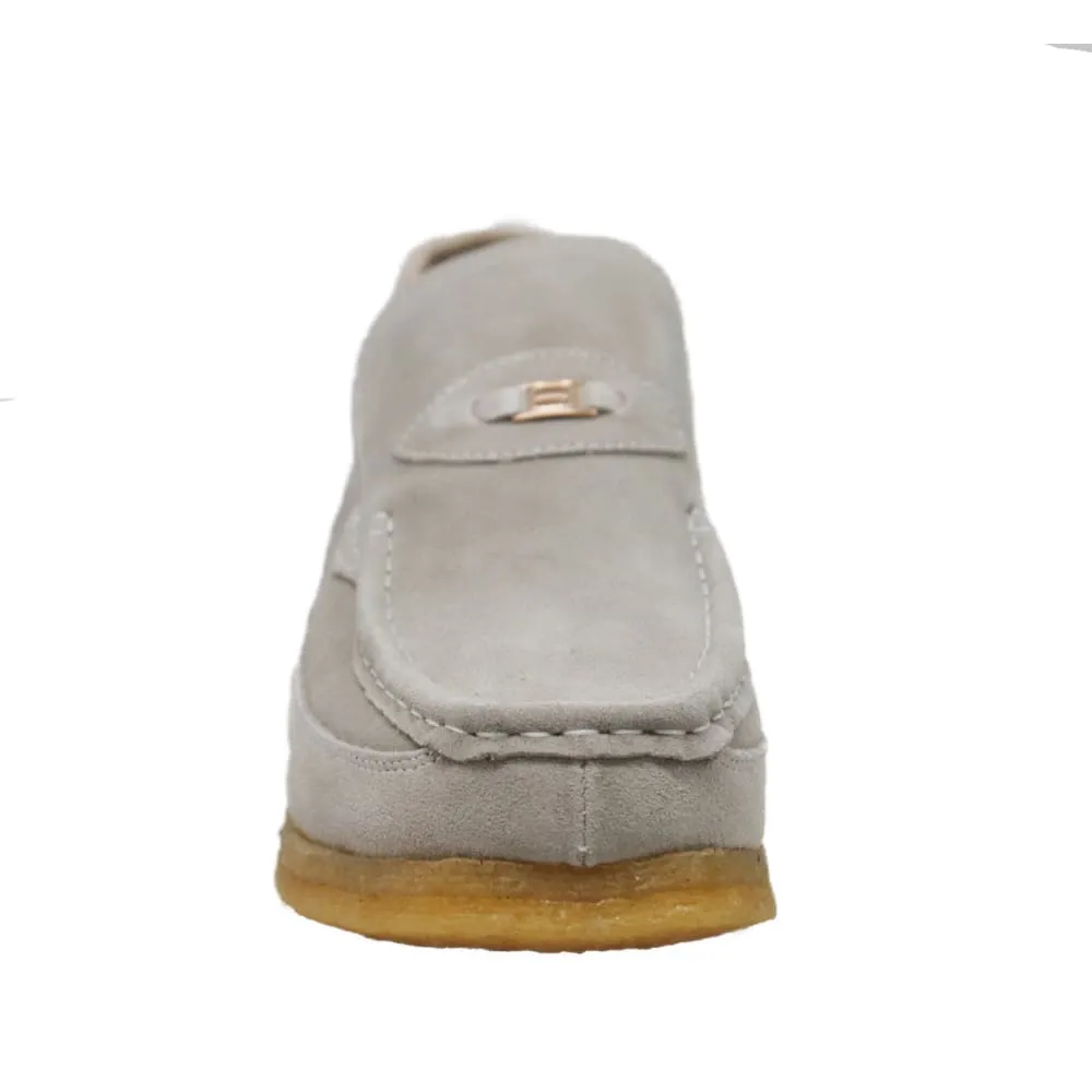 British Walkers Bwb Men's Suede Slip On Crepe Sole