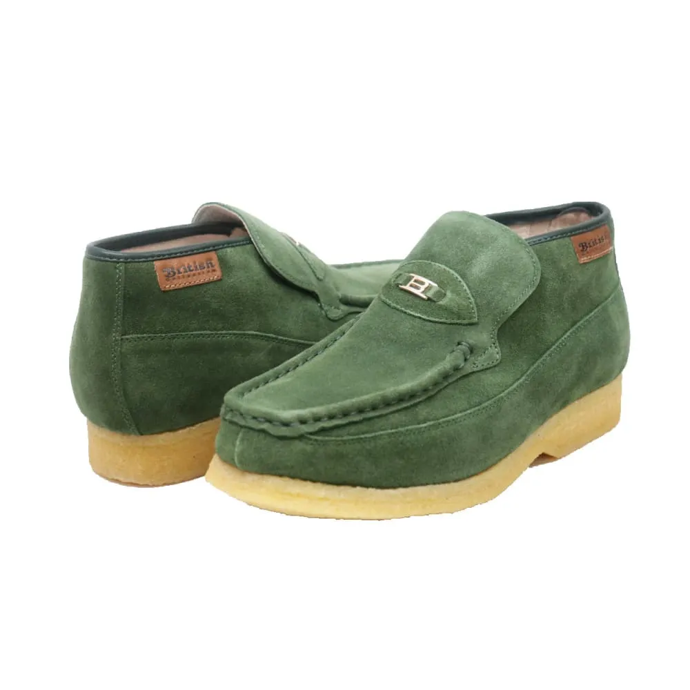 British Walkers Bwb Men's Suede Slip On Crepe Sole