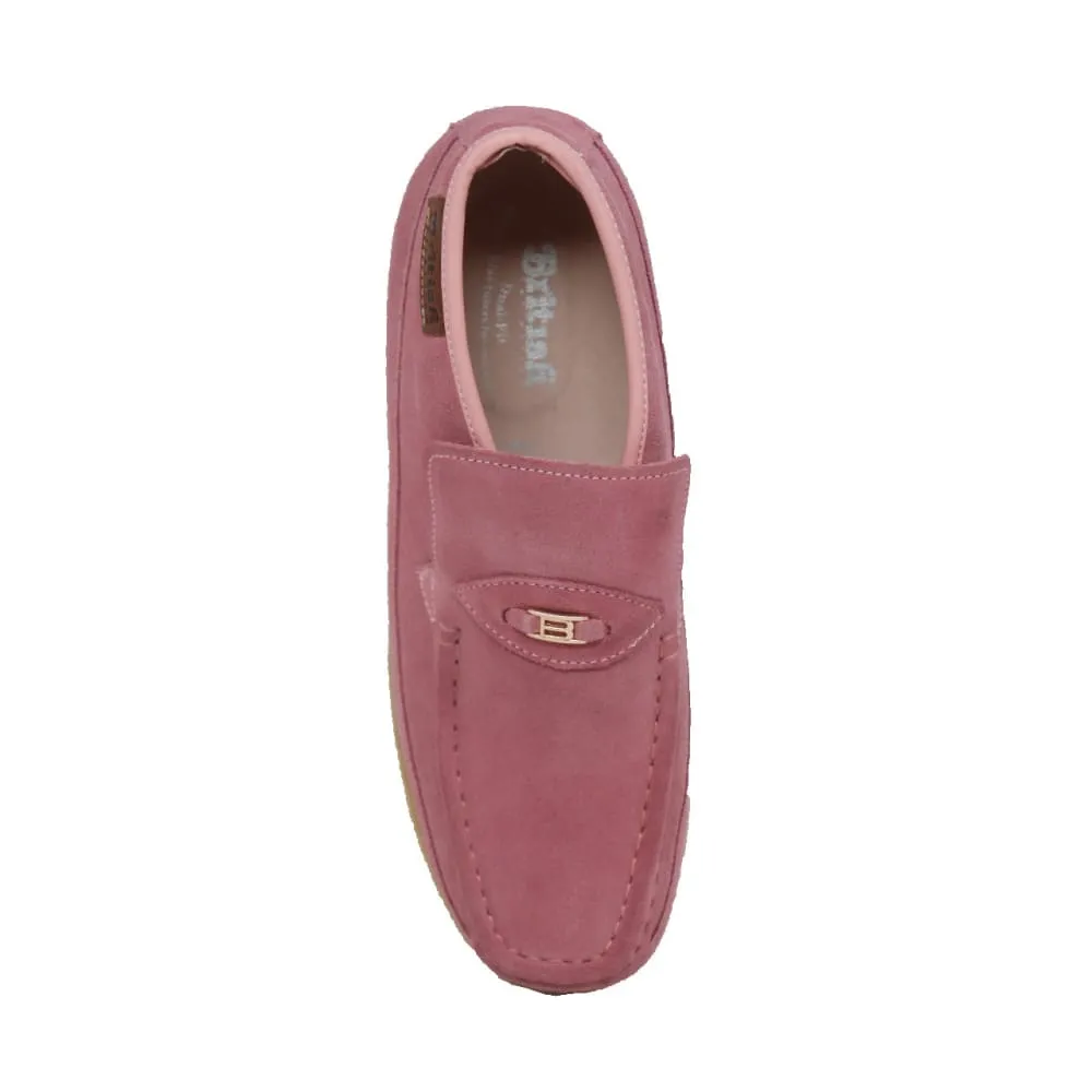 British Walkers Bwb Men's Suede Slip On Crepe Sole