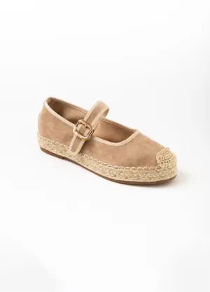 Buckle espadrilles with rope sole
