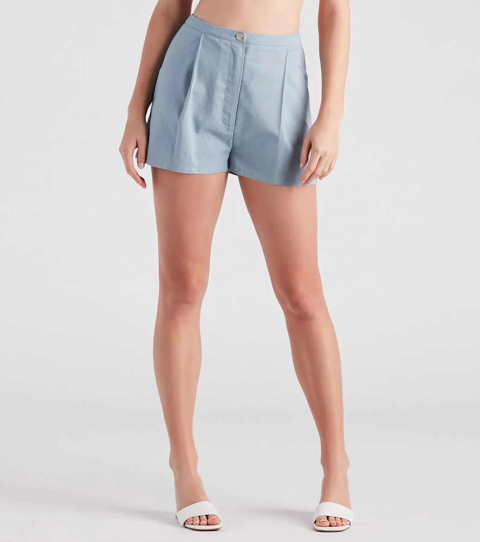 Casual And Chic Linen Shorts