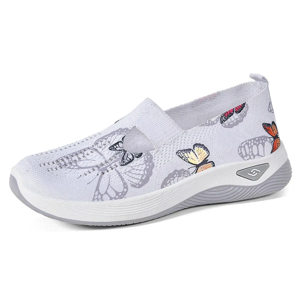 Casual and Cushioned Knitted Espadrilles with Shock-absorbing Memory Foam