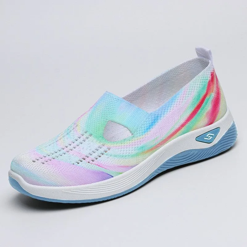 Casual and Cushioned Knitted Espadrilles with Shock-absorbing Memory Foam