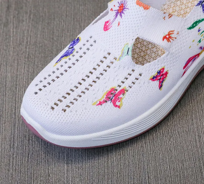 Casual and Cushioned Knitted Espadrilles with Shock-absorbing Memory Foam