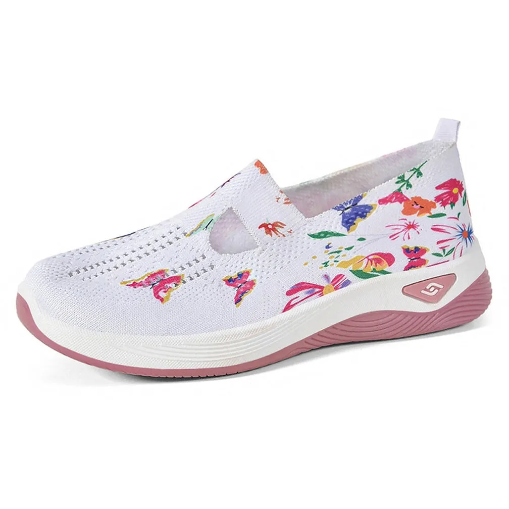 Casual and Cushioned Knitted Espadrilles with Shock-absorbing Memory Foam