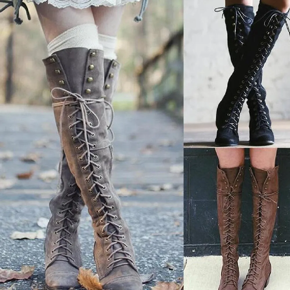 Casual Lace up Boots
