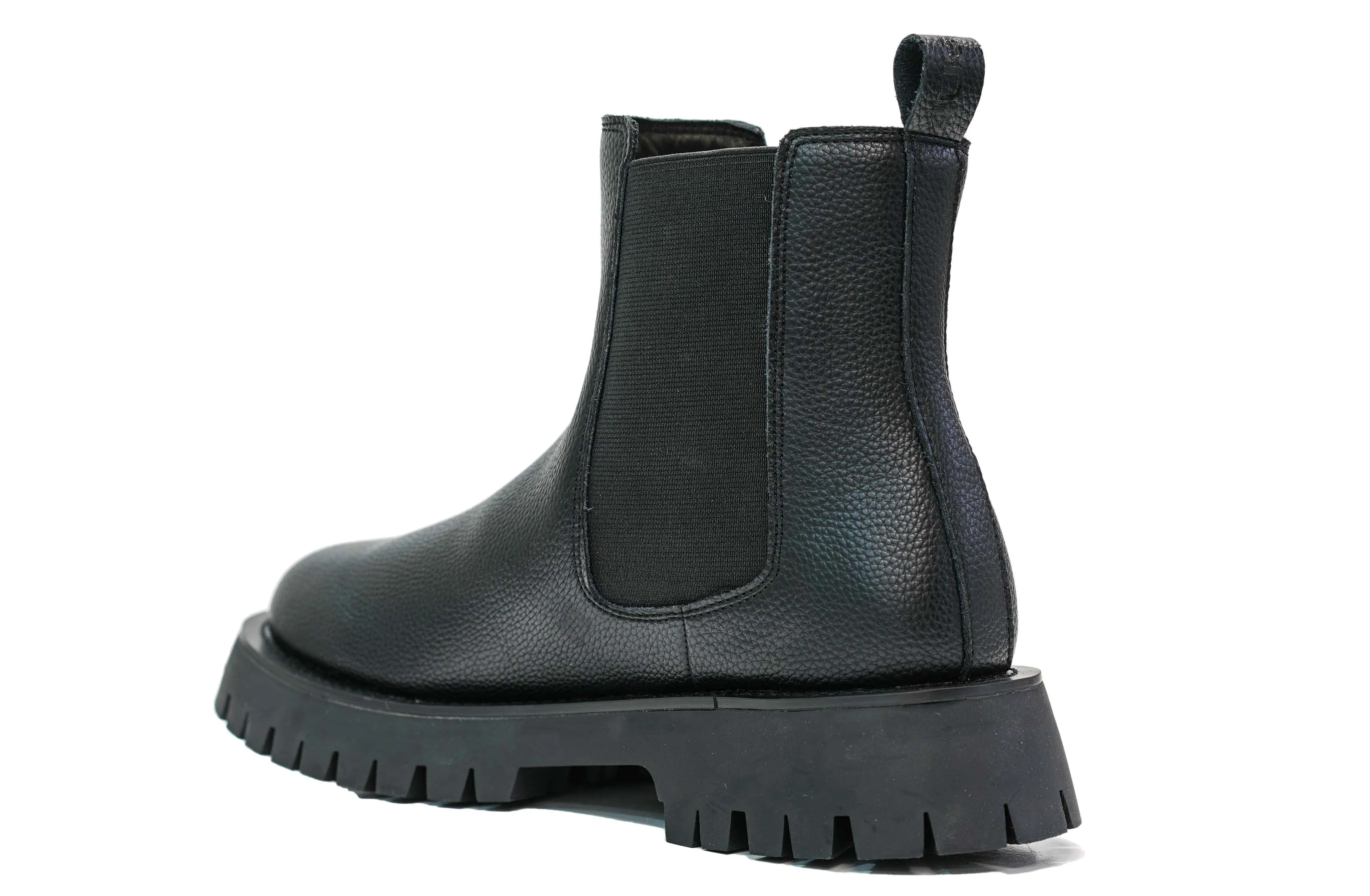 Cesare Paciotti 4US Men’s Leather Black Grain Pull On Boot BB9063GY