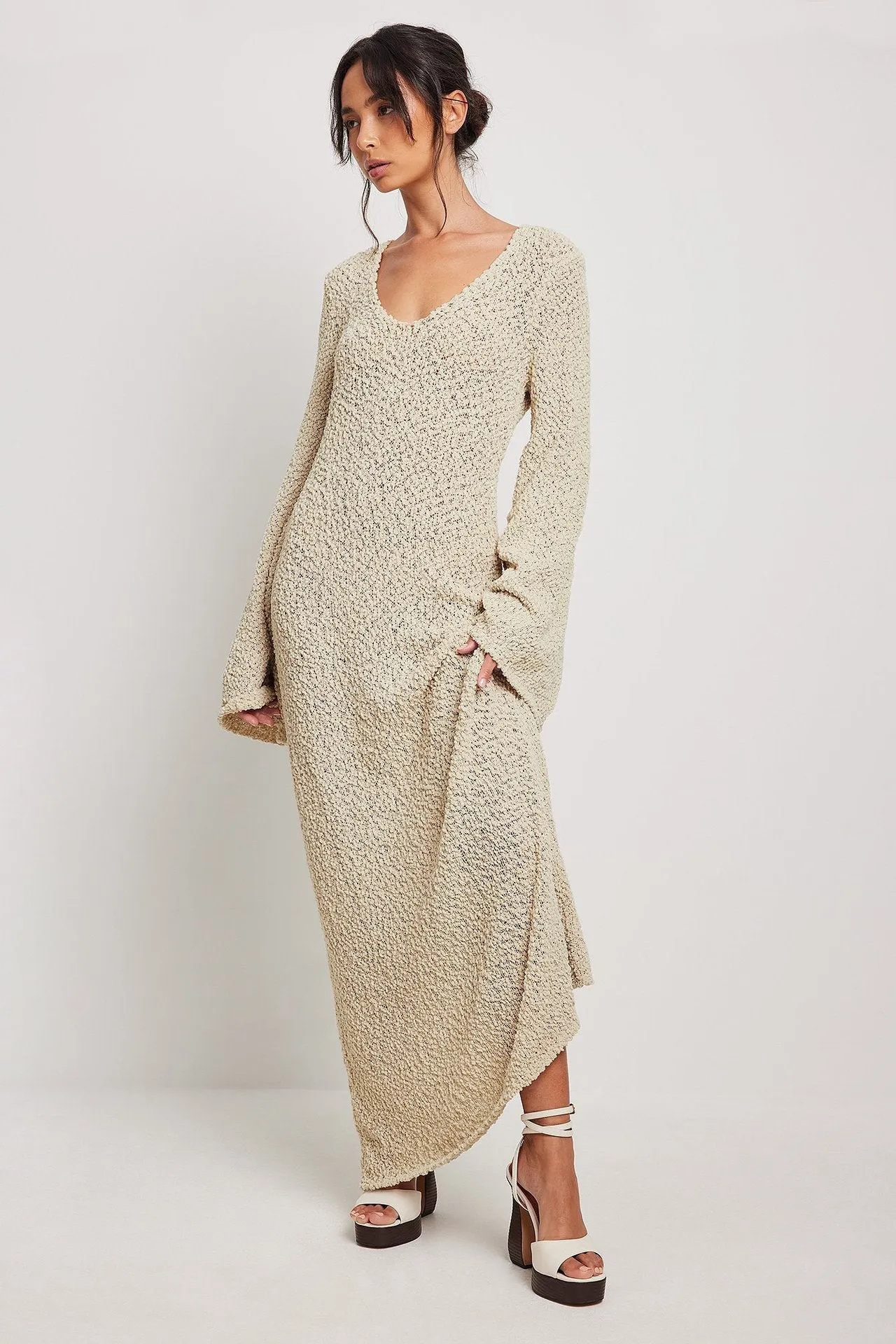Chic  Autumn Casual Long Sweater Dress for Cozy and Effortless Style