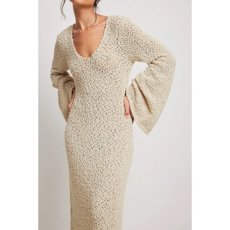 Chic  Autumn Casual Long Sweater Dress for Cozy and Effortless Style
