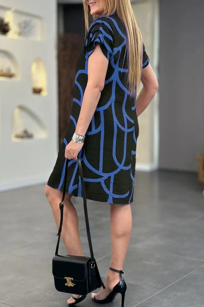 Chloe™ | Dress with short sleeves
