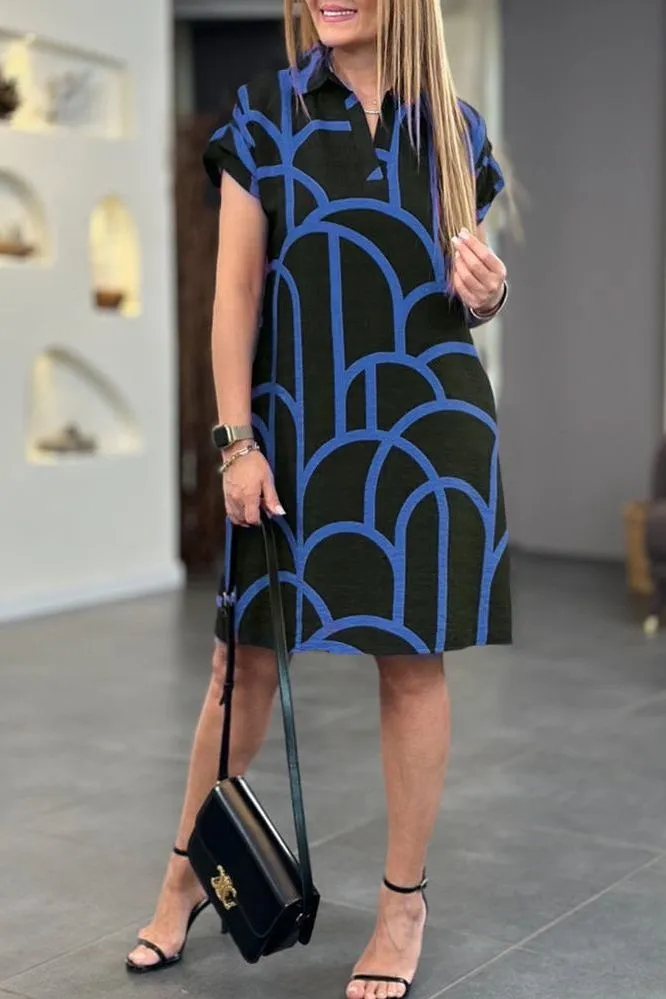 Chloe™ | Dress with short sleeves