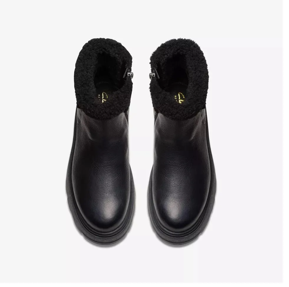 Clarks Women's HencroftMadiWP Black WLined Leather 26179809