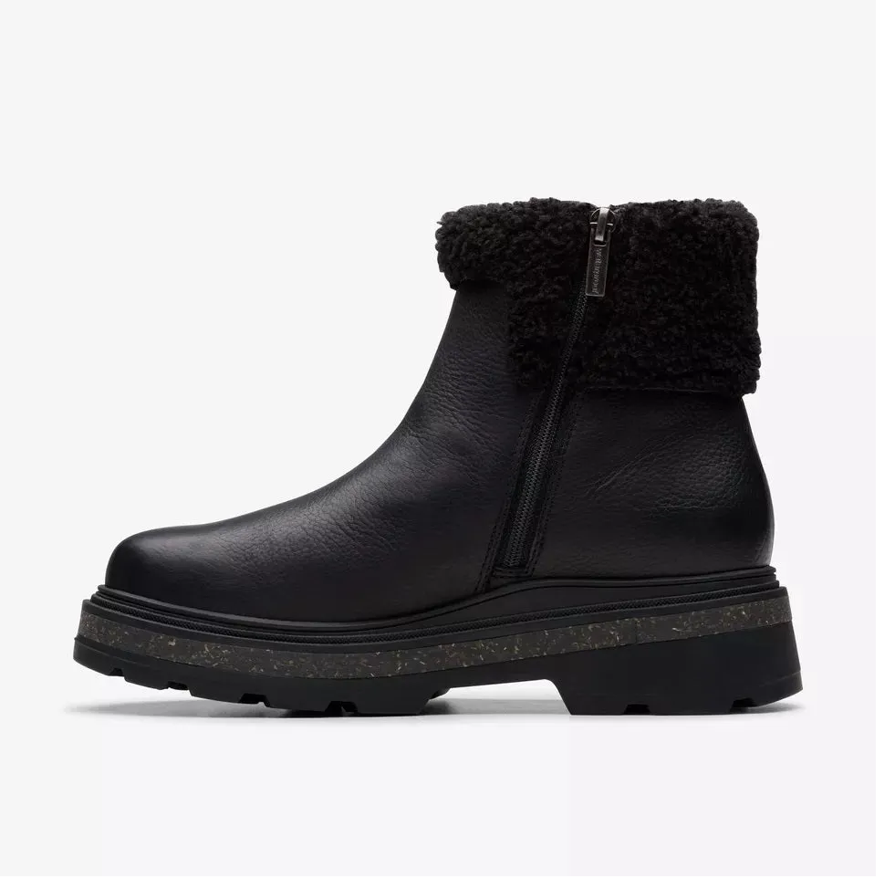 Clarks Women's HencroftMadiWP Black WLined Leather 26179809
