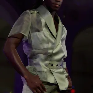 Clubmaster Jacket Shirt w/ Belt