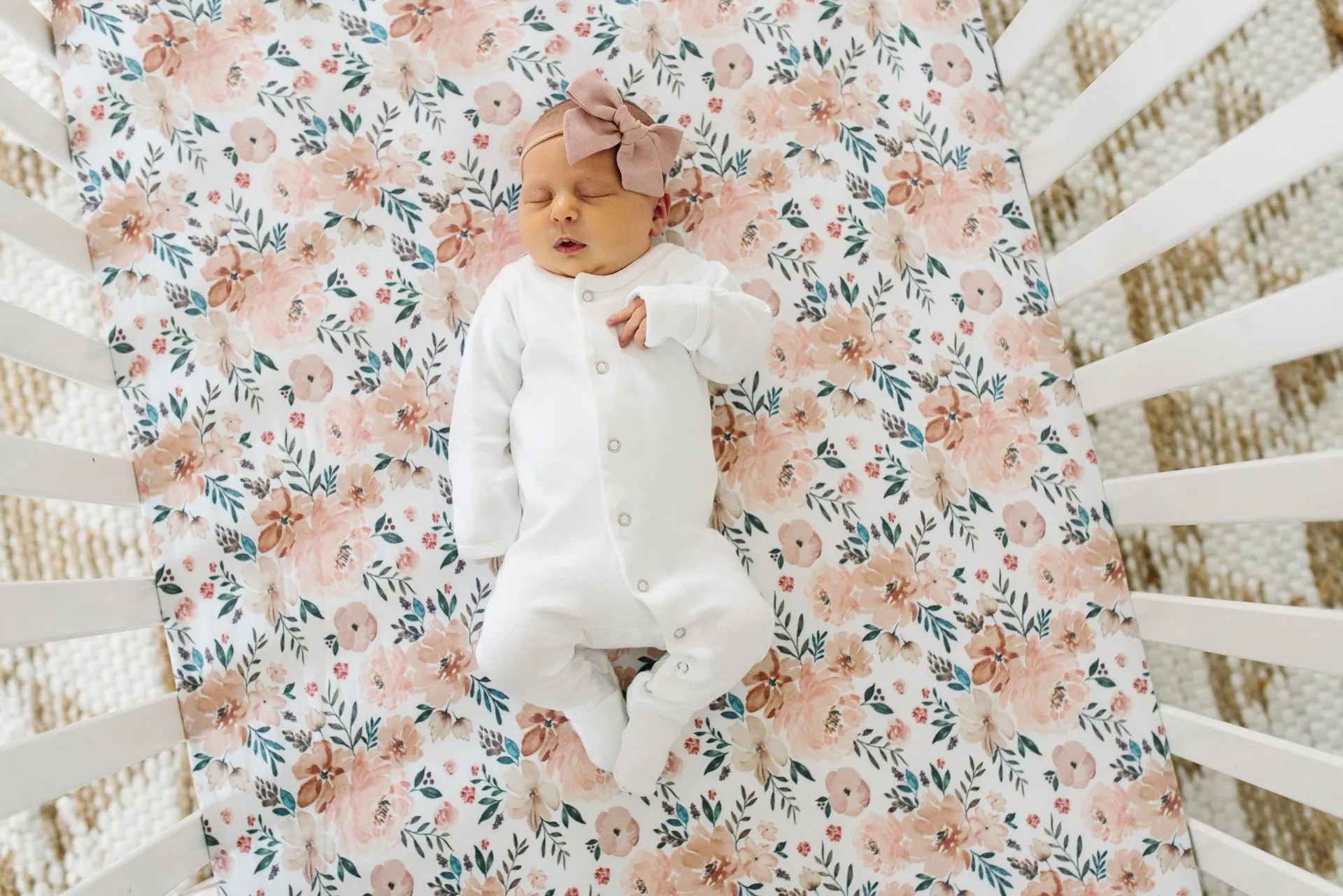 Copper Pearl Autumn Fitted Crib Sheet