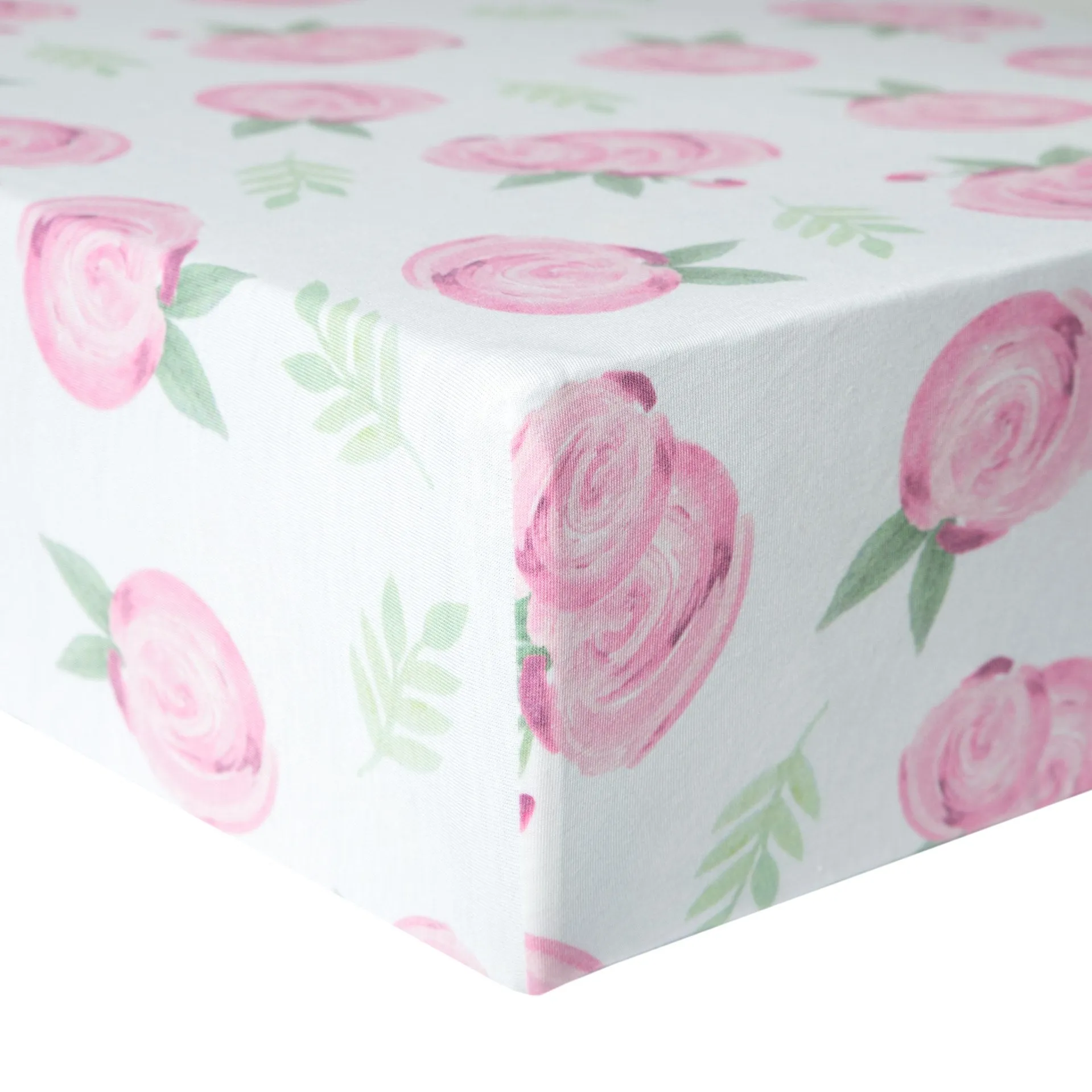 Copper Pearl Grace Fitted Crib Sheet