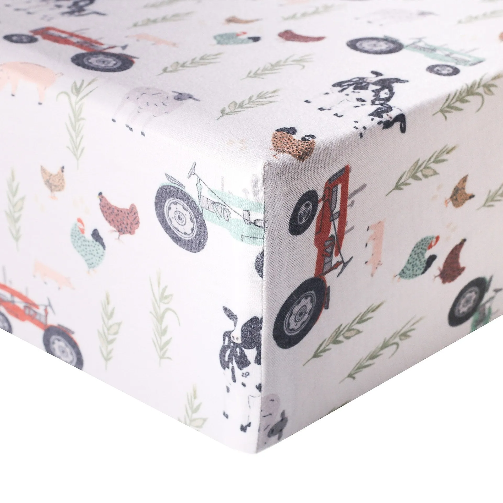 Copper Pearl Jo Fitted Crib Sheet