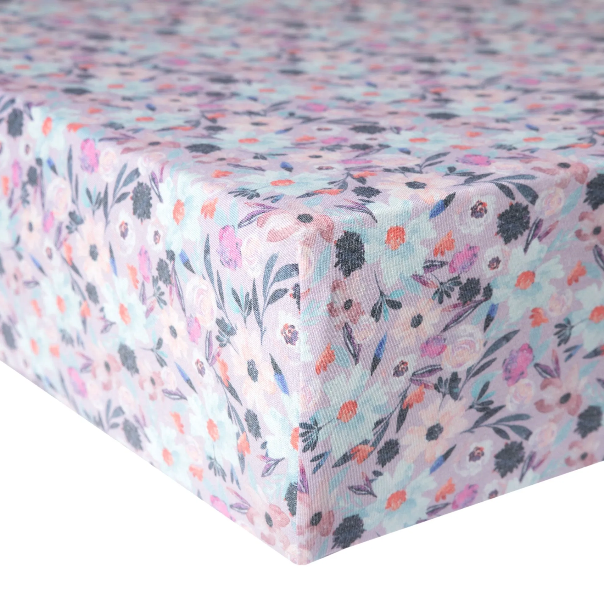Copper Pearl Morgan Fitted Crib Sheet