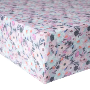 Copper Pearl Morgan Fitted Crib Sheet
