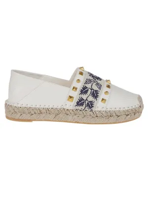 County T. 20 Nappa Leather Espadrilles