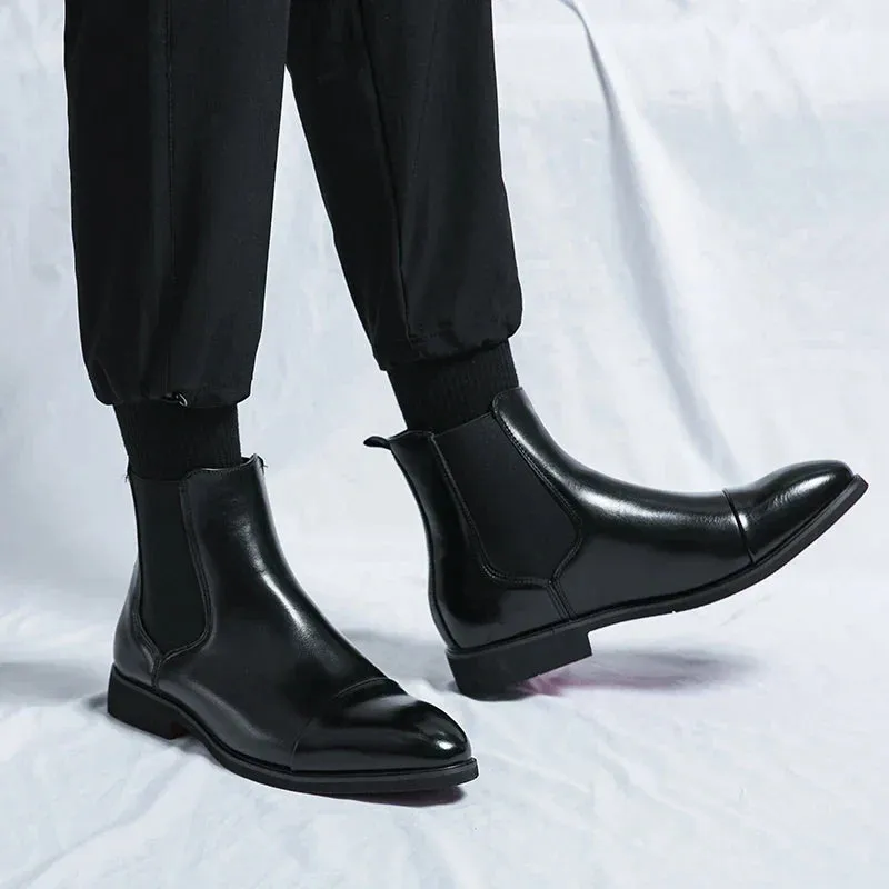 Damien | Chelsea boots made of real leather